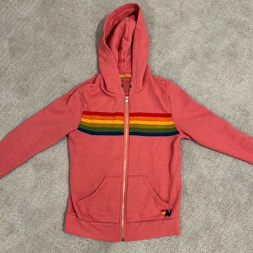 Aviator Nation size S zipper hoodie in great condition *missing hoodie string*